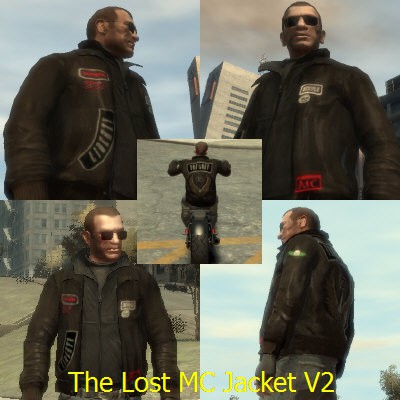 Téléchargements GTA 4 » PERSEUS » Torse » The Lost MC Jacket V2